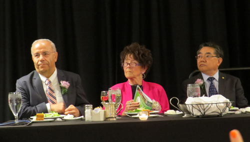 Inductees Dr. Wael Khoury, Marianna Miller and Sam Kim