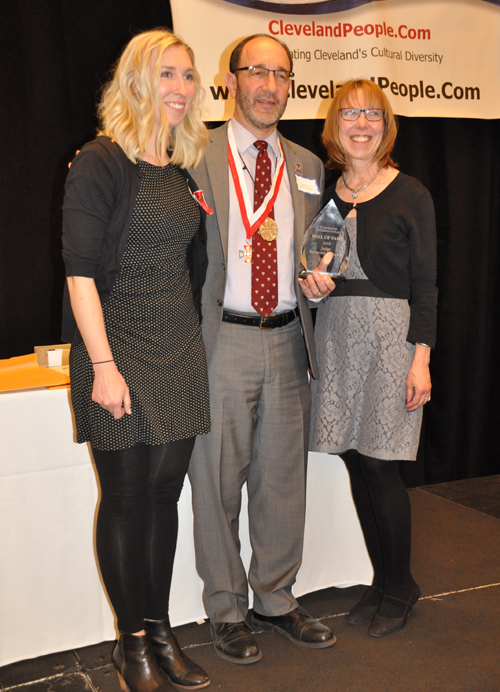 Kirsten Pianka and Karen Pianka with Tony Brancatelli