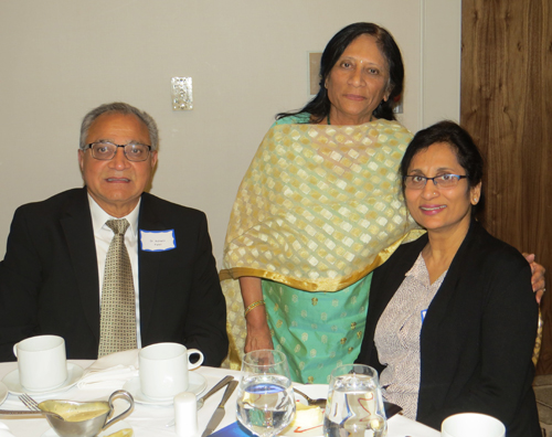 Friends and family honoring Dr. Mehta