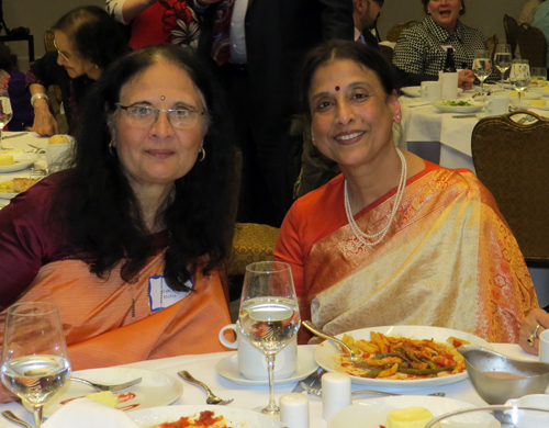 Friends and family honoring Dr. Mehta