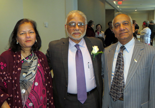 Dr. Atul Mehta with supporters