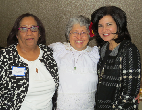 Diana Centeno Gomez, Sister Alicia Alvarado and Magda Gomez