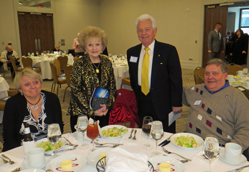 Previous CIHF inductees Irene Morrow and Ken Kovach