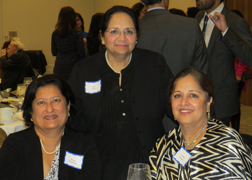 Friends and family honoring Dr. Mehta