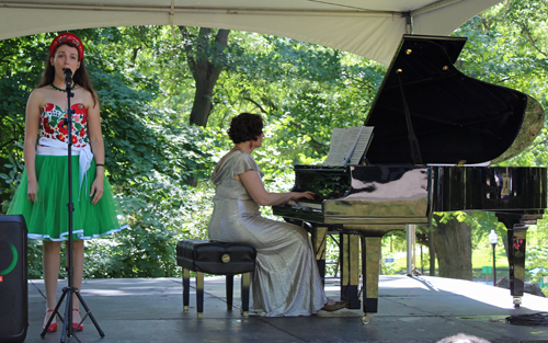 Emoke Armington performing in Hungarian Cultural Garden