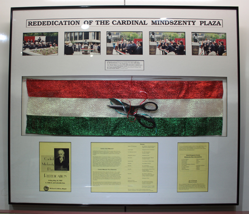 Cardinal Mindszenty Plaza display