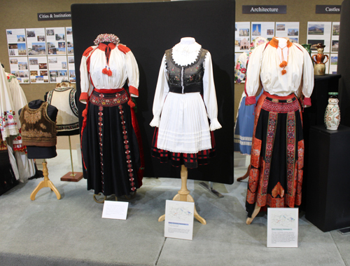 Tradional Hungarian costumes at Cleveland museum