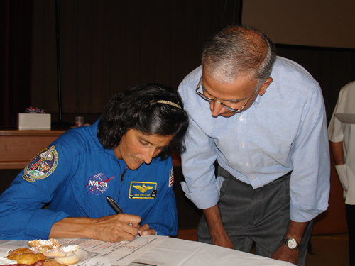 Sunita Williams and Raj Pillai