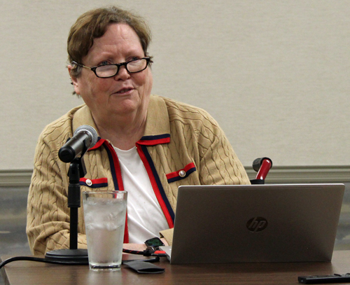 Sister Maureen Burke speaking about Padraig Pearse