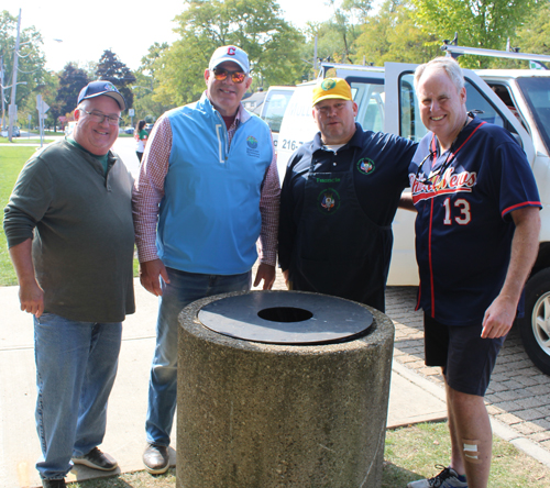 4 guys at tailgate