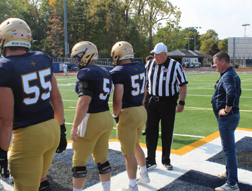 Honorary Consul Mark Owens coin toss