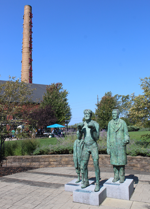 Johnny Kilbane statue in Cleveland's Battery Park