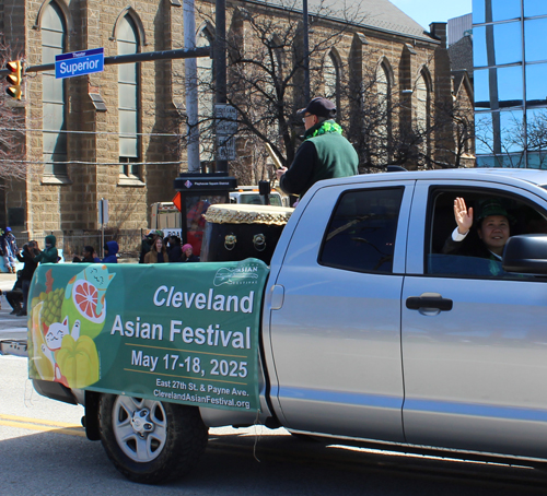 Cleveland Asian Festival at 2025 Cleveland St Patrick's Day Parade