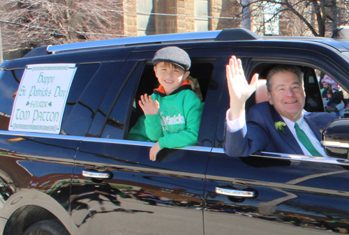 Tom Patton at 2025 Cleveland St Patrick's Day Parade