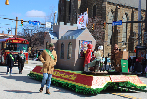 West Side Irish American Club at 2025 Cleveland St Patrick's Day Parade