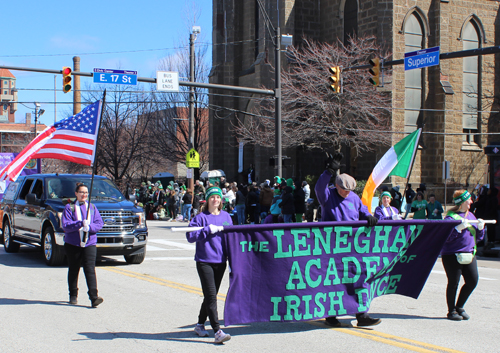 Leneghan Dancers at 2025 Cleveland St Patrick's Day Parade