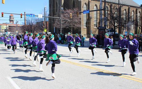 Leneghan Dancers at 2025 Cleveland St Patrick's Day Parade