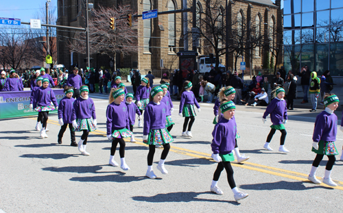 Leneghan Dancers at 2025 Cleveland St Patrick's Day Parade