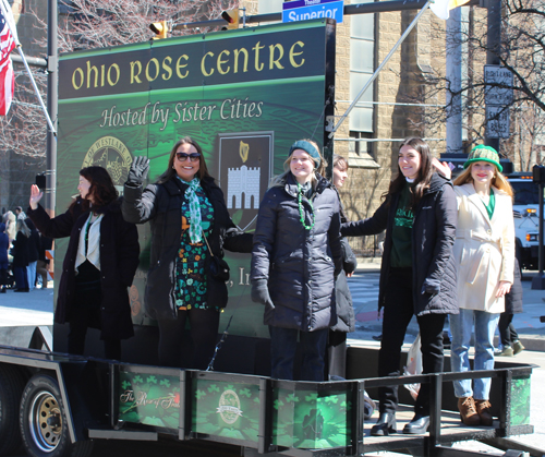 Ohio Rose at 2025 Cleveland St Patrick's Day Parade