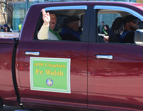 Bill Homan with Ancient Order of Hibernians