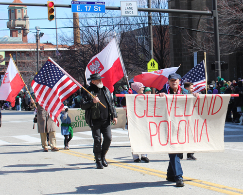 Polonia at 2025 Cleveland St Patrick's Day Parade