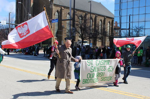 Polonia at 2025 Cleveland St Patrick's Day Parade