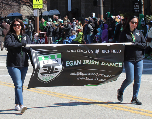 Irish dancers at 2025 Cleveland St Patrick's Day Parade