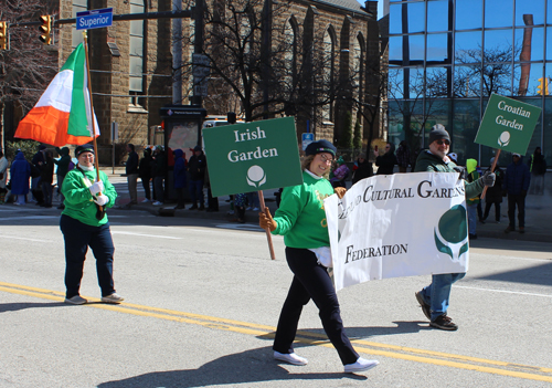 Cultural Gardens at 2025 Cleveland St Patrick's Day Parade