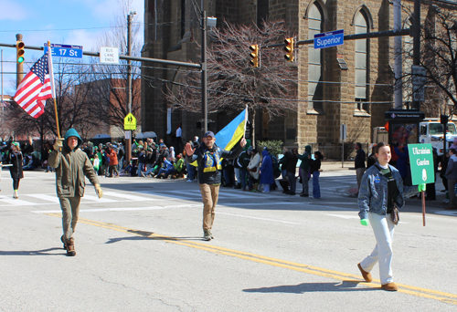 Cultural Gardens at 2025 Cleveland St Patrick's Day Parade