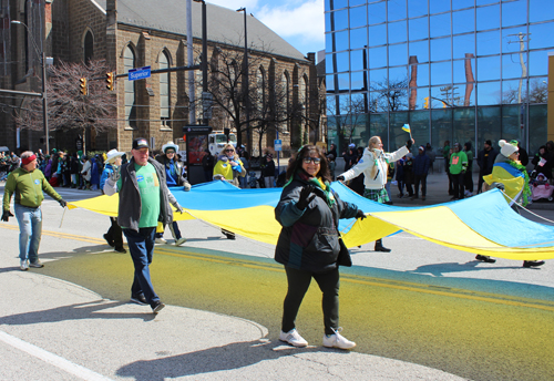 Ukraine at 2025 Cleveland St Patrick's Day Parade