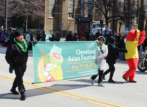 Cleveland Asian Festival at 2025 Cleveland St Patrick's Day Parade