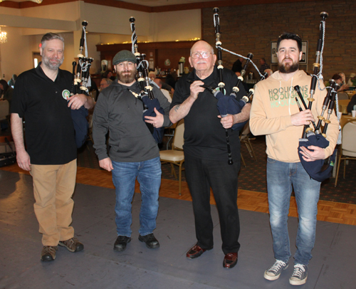 Some of the WSIAC Bagpipers