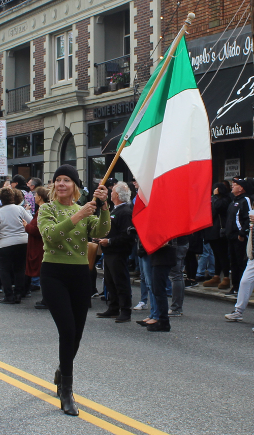 Joan Synenberg at 2024 Columbus Day Parade in Cleveland's Little Italy