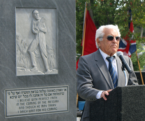 Avi Goldman at Kol Israel Memorial