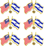 America Israel Flag Lapel Pins