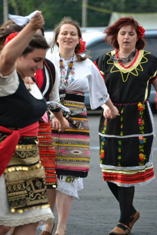 Dancing at Macedonian Church Festival 