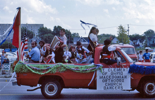 Macedonians in Lorain Festival in the '80's