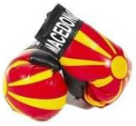 Macedonia Flag Mini Boxing Gloves