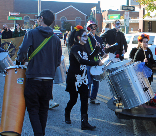 Samba da Ciudade at 2024 Cleveland Day of the Dead Parade 