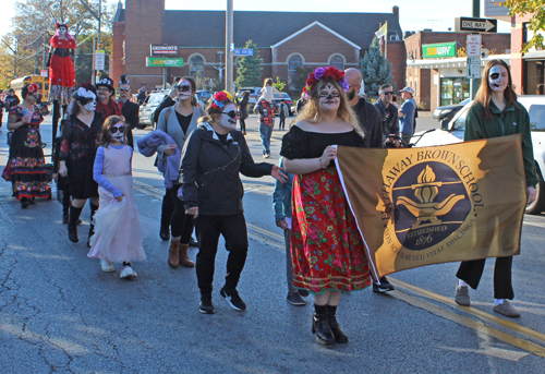 Hathaway Brown at 2024 Cleveland Day of the Dead Parade