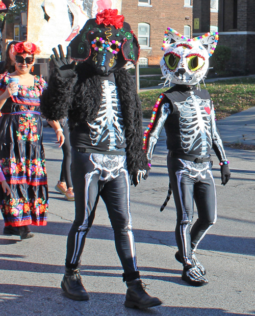 Minerva HS at 2024 Cleveland Day of the Dead Parade