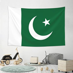 Pakistan Flag Wall Hanging Tapestry 60x40