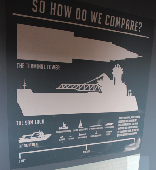 Sam Laud ship size compared to Terminal Tower