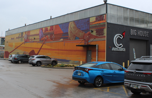 The Foundry outside mural