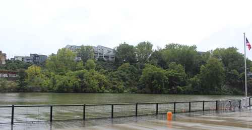 Cuyahoga River outside the Foundry