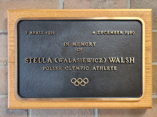 Stella Wash library plaque