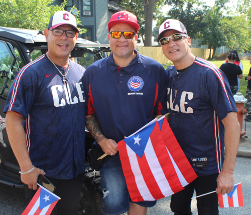 Carlos Baerga, Chris Martinez and Omar Vizquel