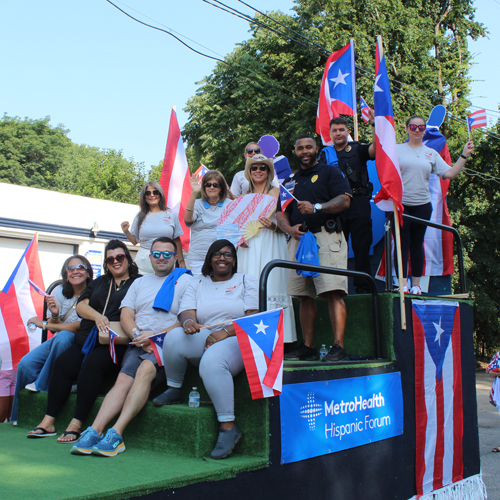 MetroHealth at 2024 Puerto Rican Parade attendees