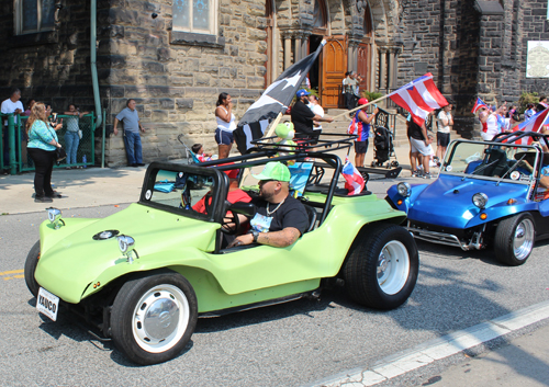 Mini car at 2024 Puerto Rican Parade in Cleveland