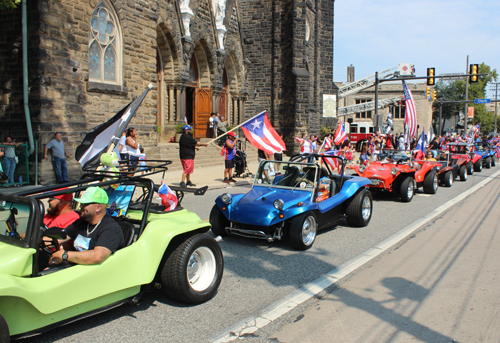 2024 Puerto Rican Parade in Cleveland mini cars